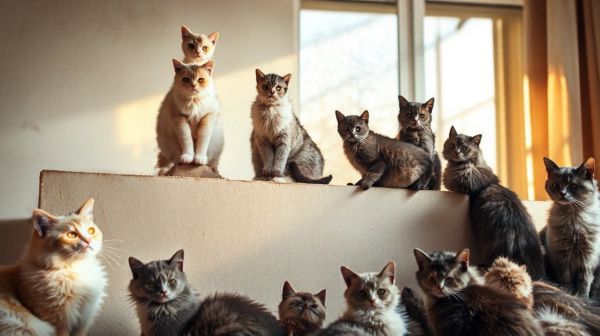 Les chats et leurs incroyables prouesses de saut