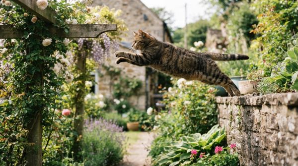 Les chats et leurs incroyables prouesses de saut